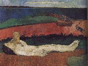 Paul Gauguin The loss of virginity USA oil painting artist